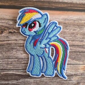 Rainbow Dash My Little Pony Y2k Embroidered Iron on Patch